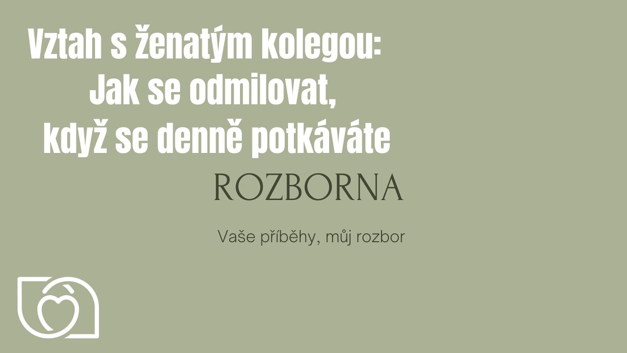 Vztah s ženatým kolegou: Jak se odmilovat, když se denně potkáváte