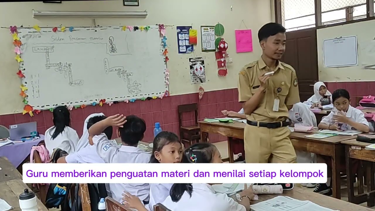Pembelajaran IPAS 'SISTEM PENCERNAAN MANUSIA' dengan 'TEAM GAMES TURNAMEN' kelas 5a 