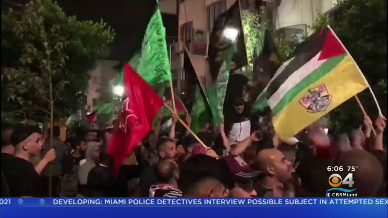 Palestinians Celebrate Ceasefire