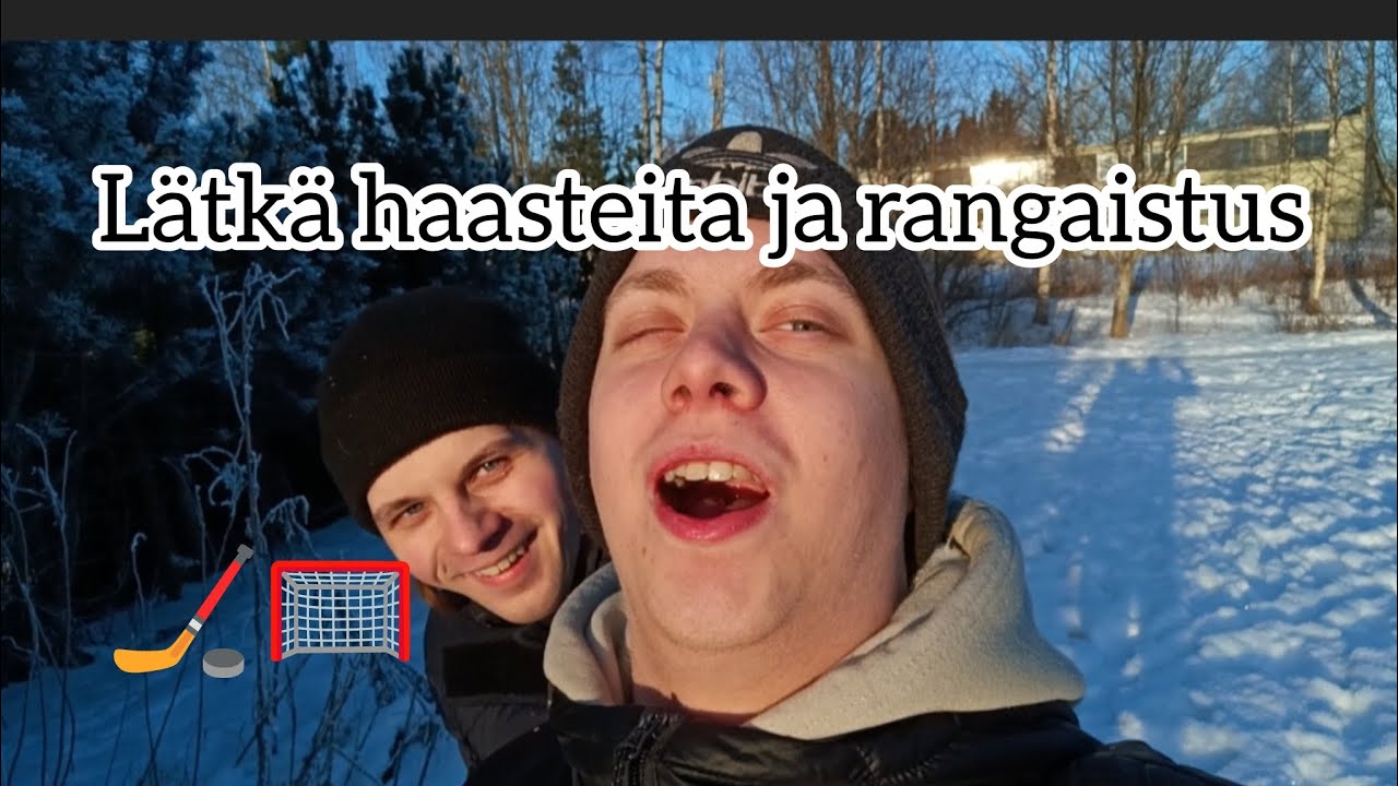 Lätkähaasteita🏒🥅