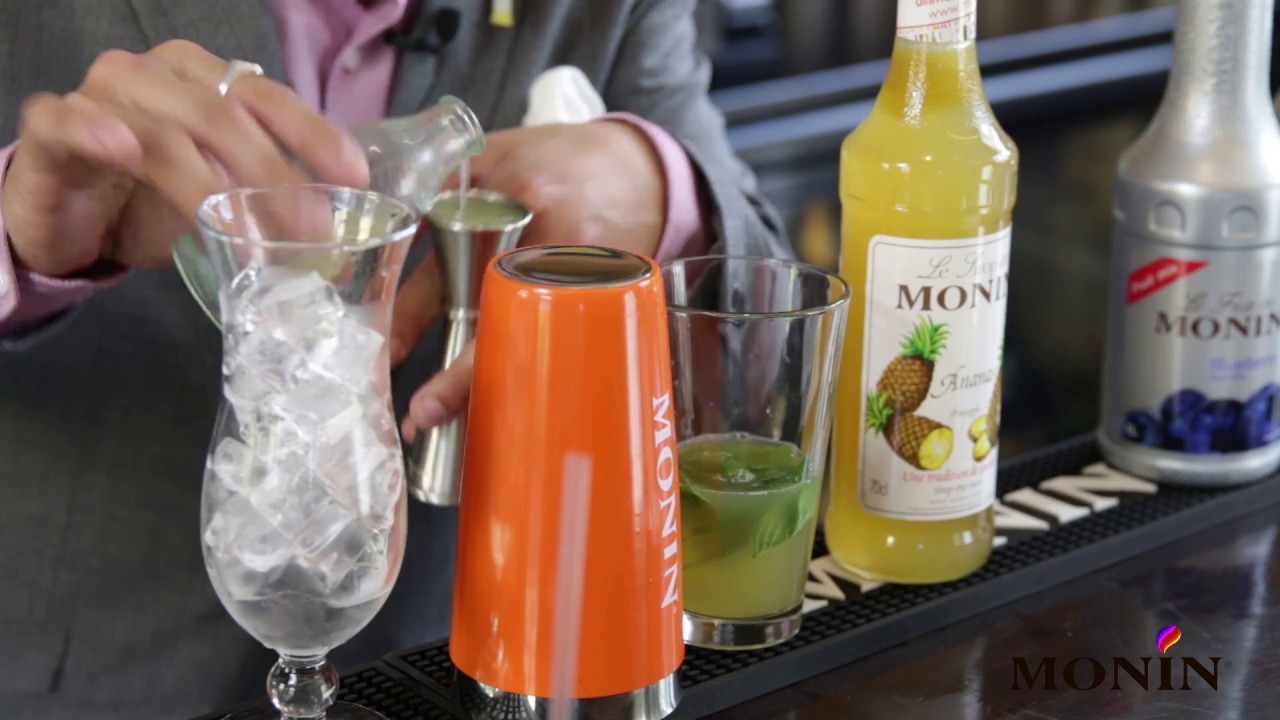 MONIN PINEAPPLE SYRUP: ISLAND'S THREE MOCKTAIL