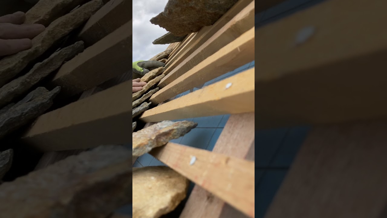 7&rdquo; Cotswold stone tiling