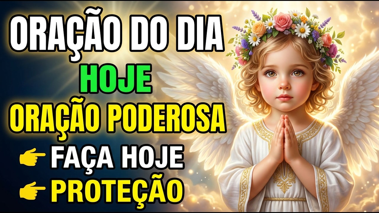 ORA&Ccedil;&Atilde;O DO DIA PODEROSA DO ANJO DA GUARDA PARA HOJE - QUARTA - FEIRA 15 DE ABRIL