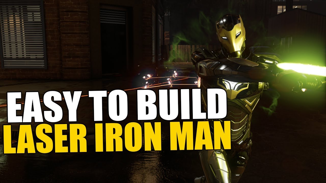 EASIEST INFINITE LASER IRON MAN BUILD | Marvel's Avengers