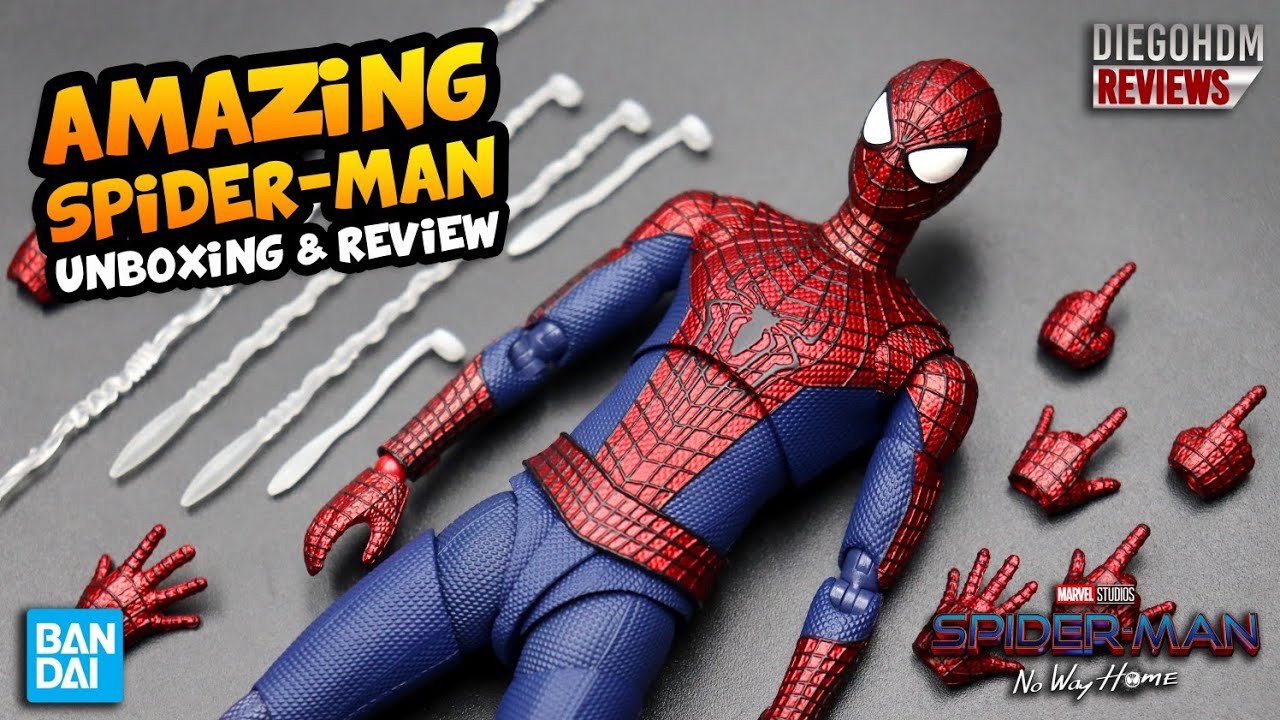 The Amazing SPIDER-MAN SH Figuarts Bandai ANDREW GARFIELD Unboxing e Review BR