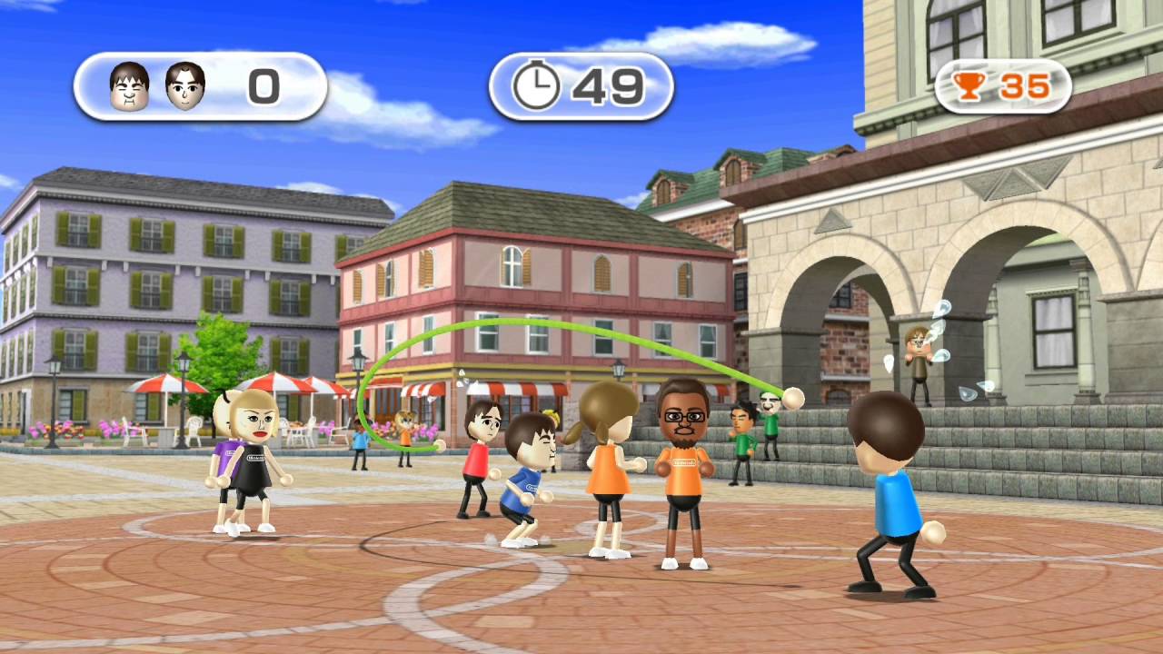 Wii Party minigame: Jump Rope Jam 60fps