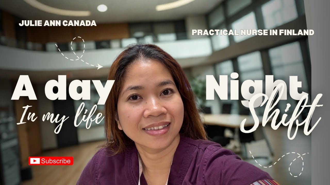 A Day In My Life as a Practical Nurse In Finland || My Night Shift Duty || 