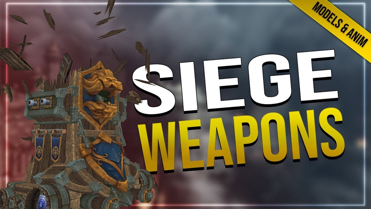 Warfront & Lordaeron Siege Weapons With Animations! | In game Preview - Battle for Azeroth!