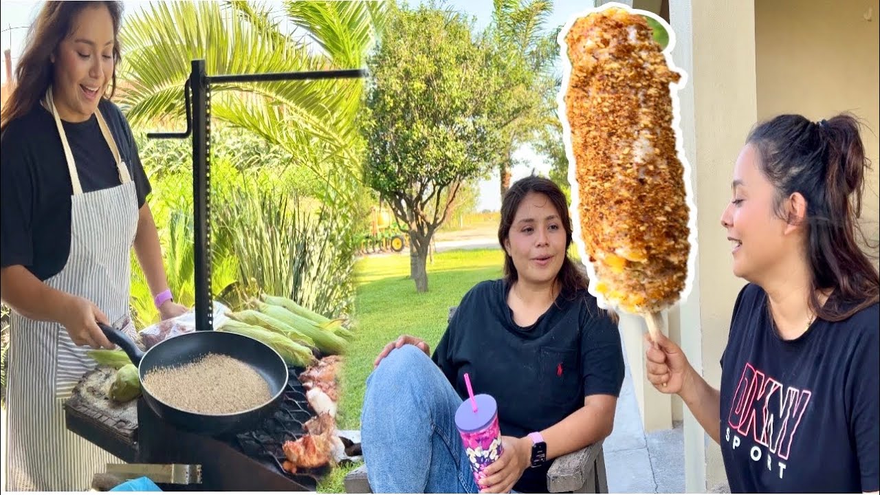 ASÍ NUESTRO DÍA| PREPARANDO EL CHILE PARA LOS ELOTES ASADOS