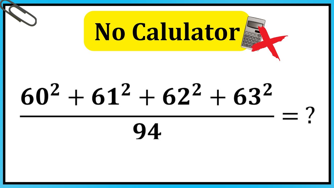 Nice Algebra Math Simplification |No Calculator | Algebra