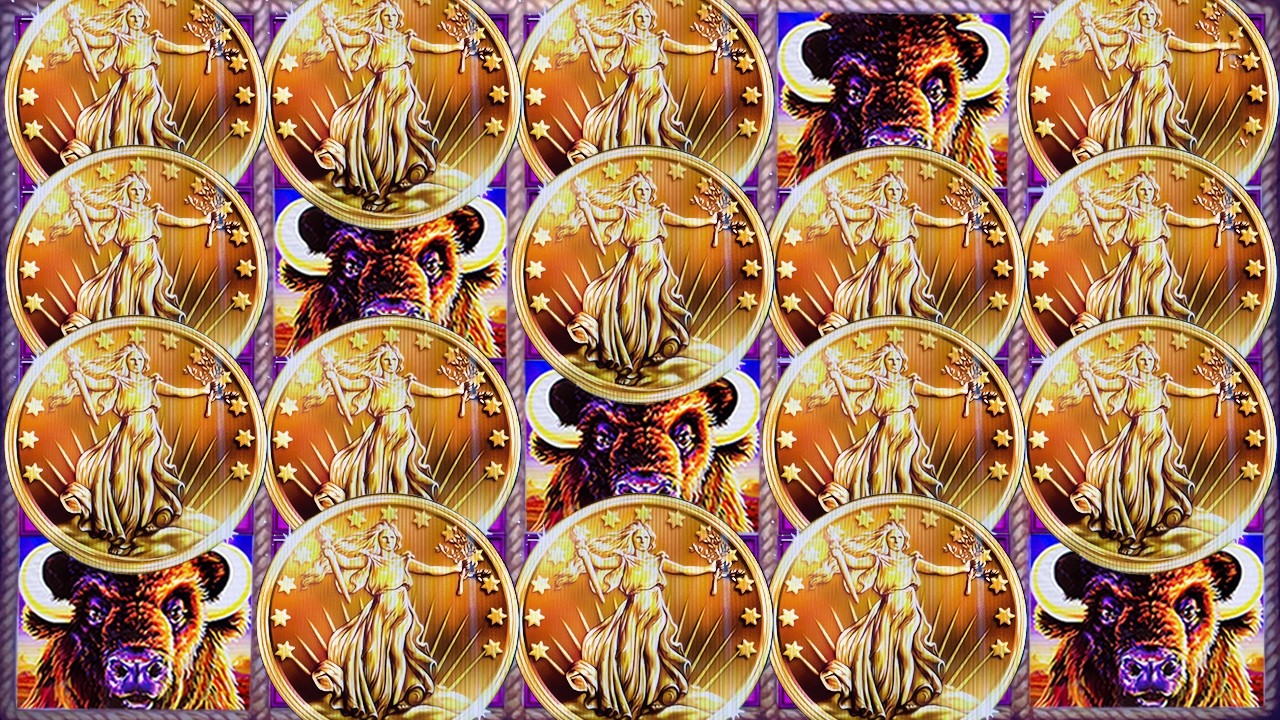 6 MAX BET BONUSES on BUFFALO GOLD