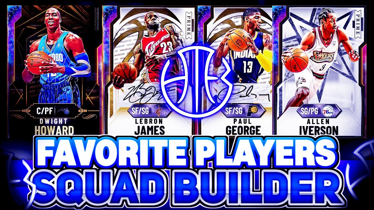 USING MY FAVORITE PLAYERS OF ALL TIME! NBA 2k20 MyTEAM SQUAD BUILDER!