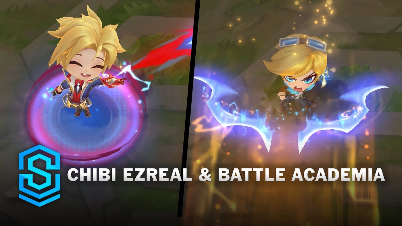 Chibi Ezreal & Chibi Battle Academia Ezreal | Teamfight Tactics