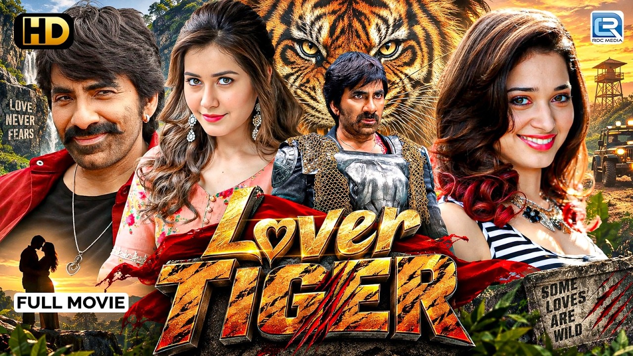LOVER TIGER - New Released South Action Blockbuster Superhit Hindi Movie | Ravi Teja, Rashii Khanna