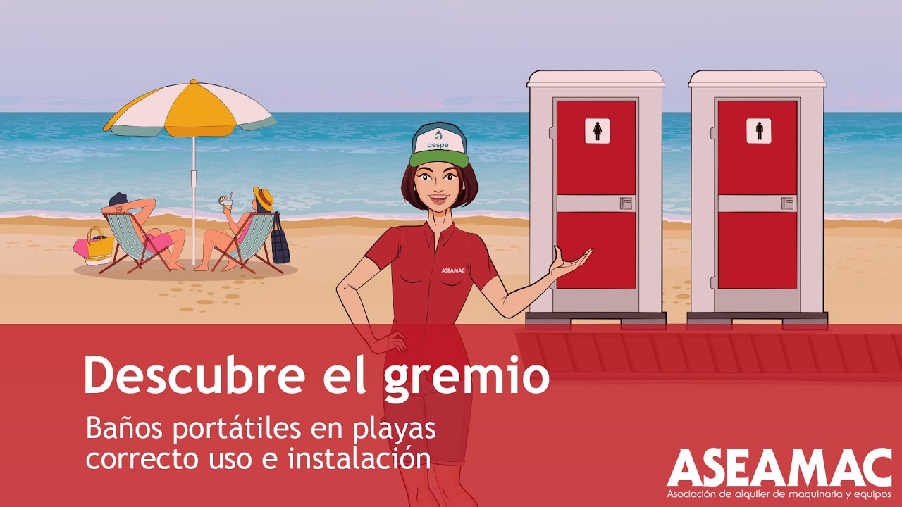 ASEAMAC: Baños portátiles en playas