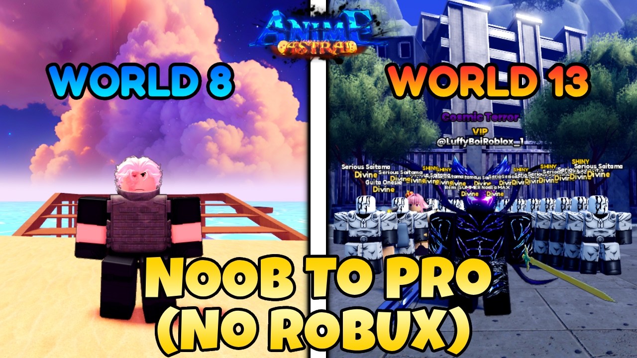 От новичка до профи в Anime Astral Simulator без единого потраченного Robux! (Полное прохождение)