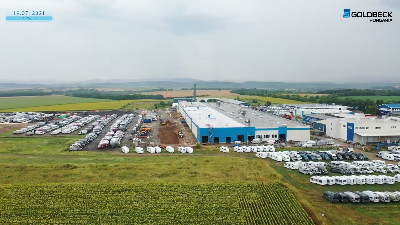 Development of Knaus Tabbert Warehouse - 4K drone