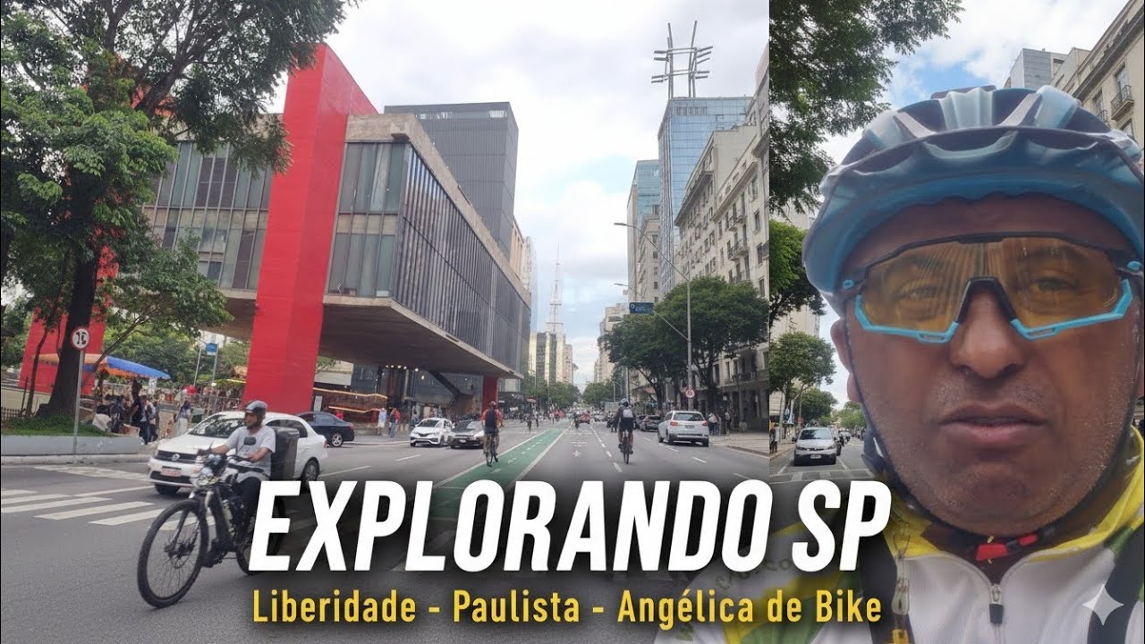 EXPLORANDO S&Atilde;O PAULO SP Avs. Liberdade, Paulista, Ang&eacute;lica de Bike #bikevlog #mtb 