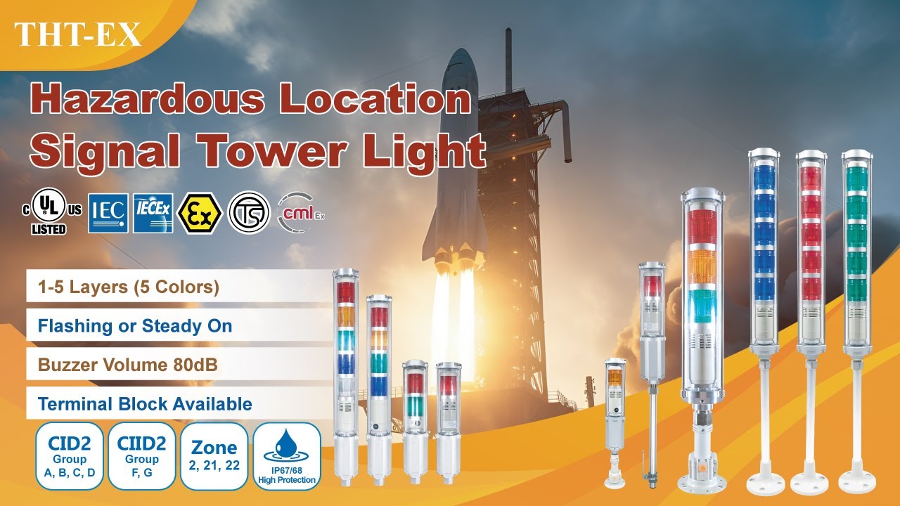 Discover L1920 Signal Tower Light: Perfect for Aerospace, Semiconductor, Military & Petrochemical