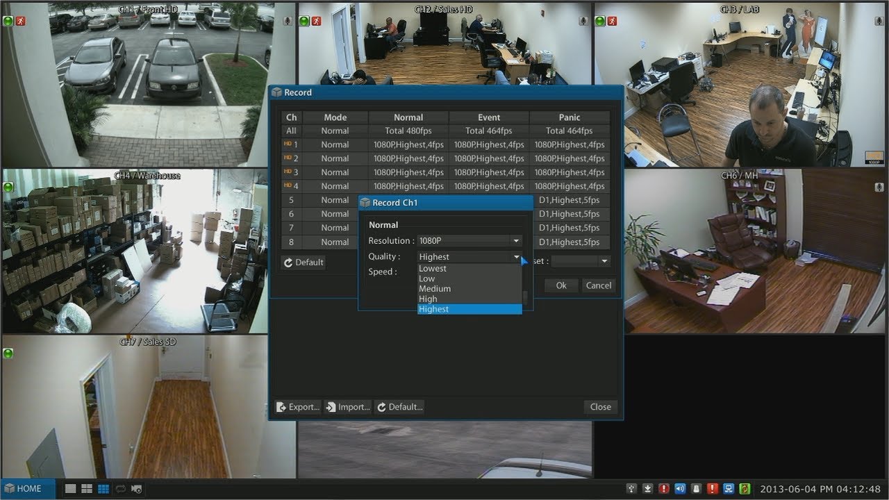 Security Camera Recording Setup for Viewtron Video Surveillance DVRs
