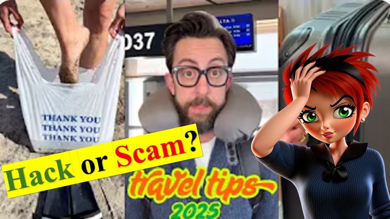 2025 Travel Hacks EXPOSED! Reaction From a Real Flight Attendant