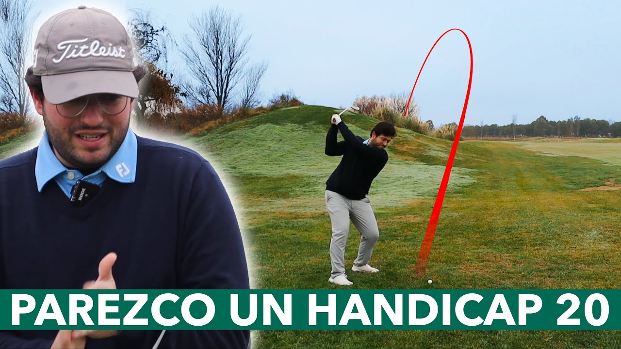 Un HANDICAP BAJO SI puede JUGAR MAL al GOLF | 9 Hoyos comentando todos los golpes
