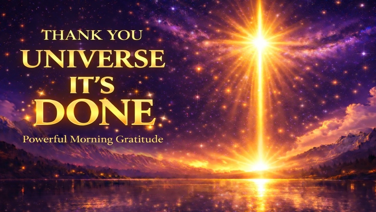 Thank You Universe, It’s Already Done | Powerful Morning Gratitude