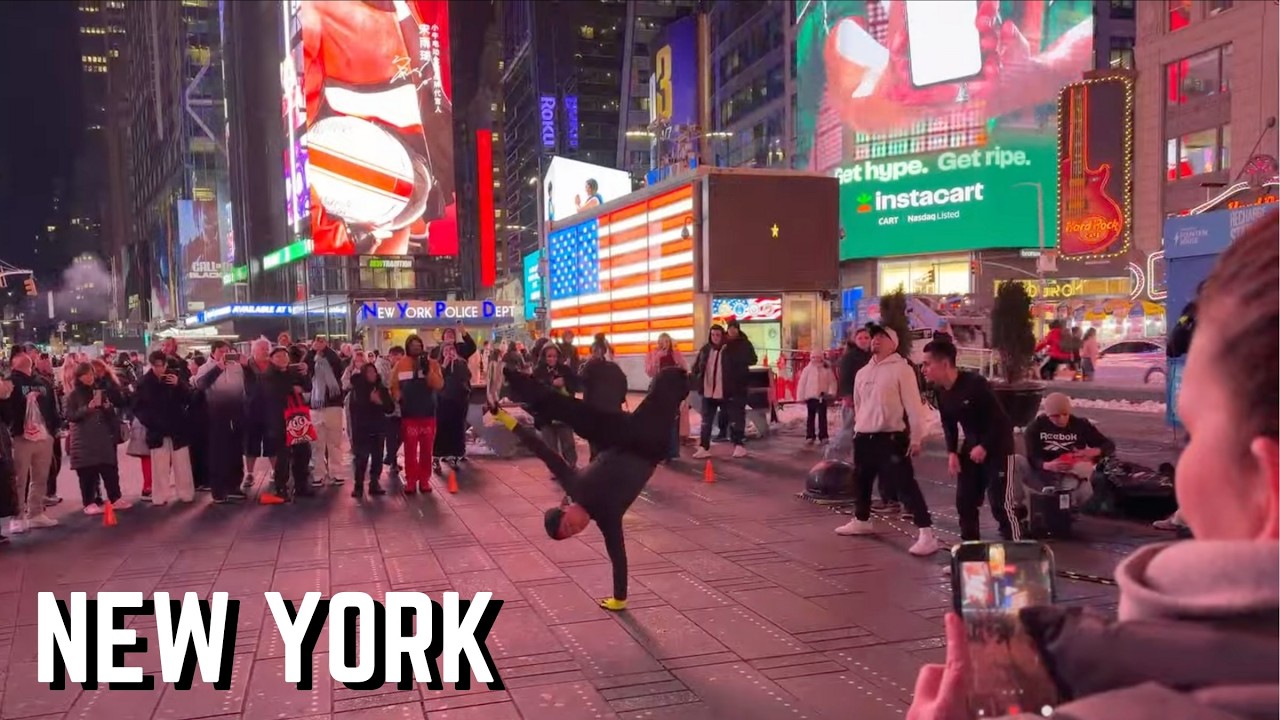 🔴 LIVE 😱 Dangerous Movie-Style Stunt in Times Square! |Shut Down by Police |Times Square Chaos