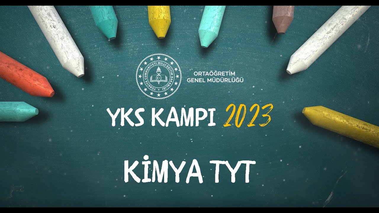 2023 YKS Kampı Kimya-5 (TYT) (Kimyasal Tür- Kimyasal Türler Arası Etkileşimlerin Sınıflandırılması)
