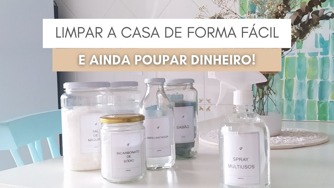 SIMPLIFIQUEI OS PRODUTOS DE LIMPEZA | LIMPEZA RÁPIDA E SEM ESFORÇO #limpeza #cleaning #faxina #diy