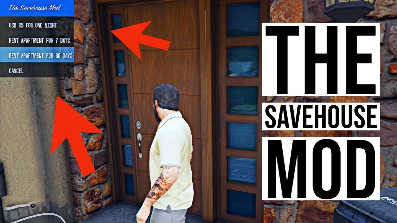 THE SAVEHOUSE MOD GTA 5 TUTORIAL | How to install the savehouse mod for GTA 5 | PC MOD