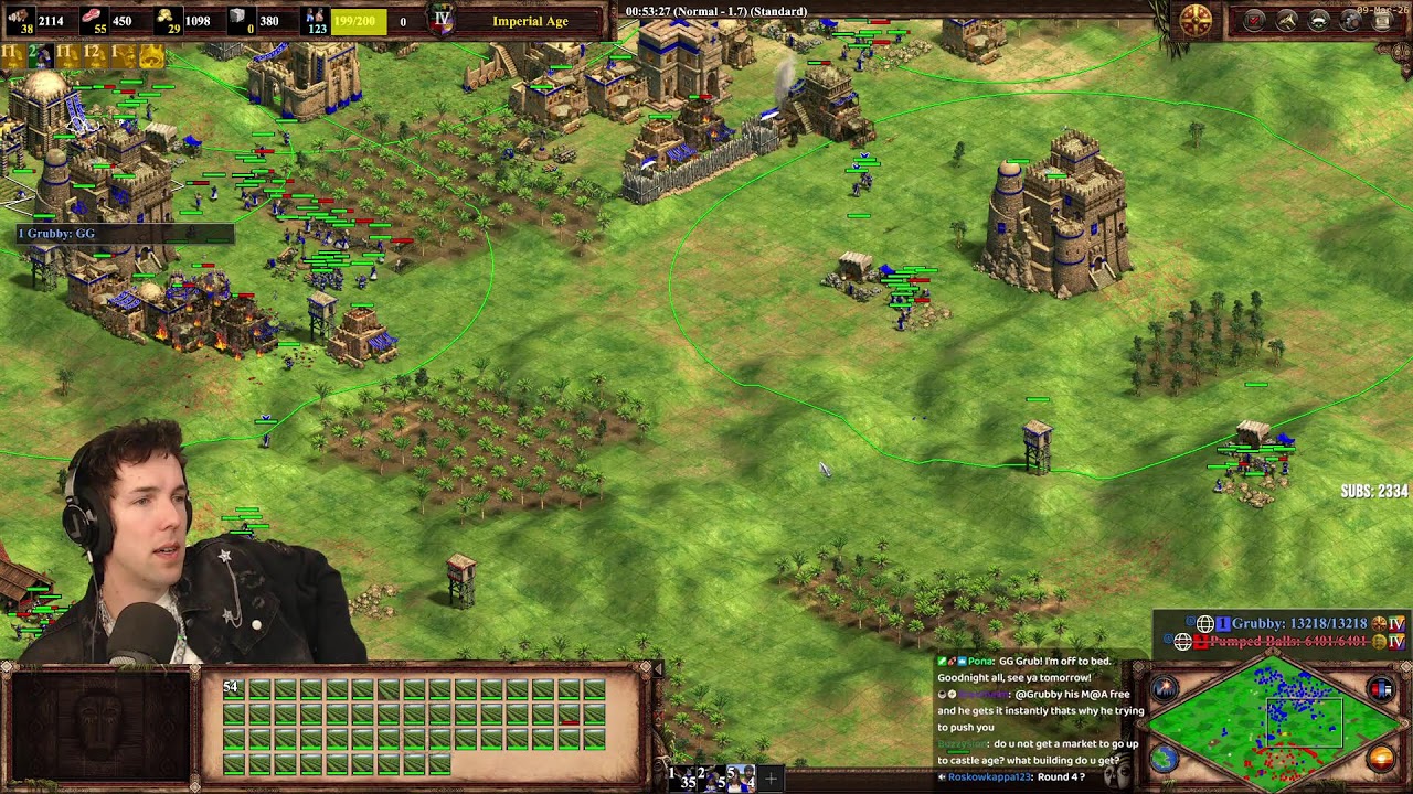 STS 2 REGENT MAIN - 2man COOP w/ friendo - AoE2 - LIVE - Grubby - 08-Mar-2026