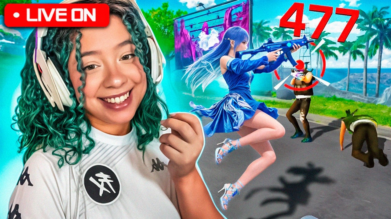 LIVE ON🔴 TERÇOU COM T DE TRÊS CAPAS DEITEI 🔥😂 -  FREEFIRE AO VIVO-FX MAISA AO VIVO🦄💙