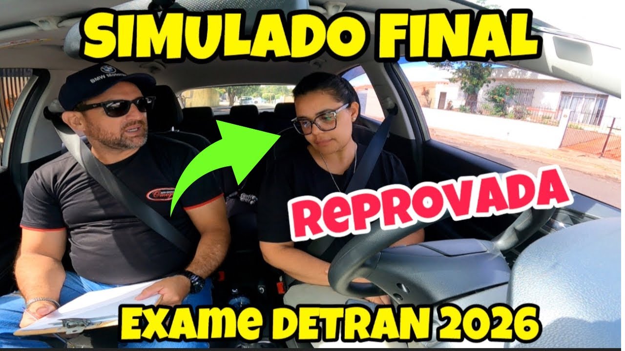SIMULADO FINAL REPROVADA, VEJA FALTA ELIMINATÓRIA!!! NÃO COMETA ESSA FALTA🚘❌🚫⚠️ #cnh #detran #Exame