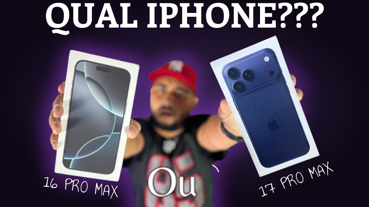 iPhone 17 Pro MAX vs iPhone 16 Pro MAX - SEM DIFERENÇA? Comparativo Sincero