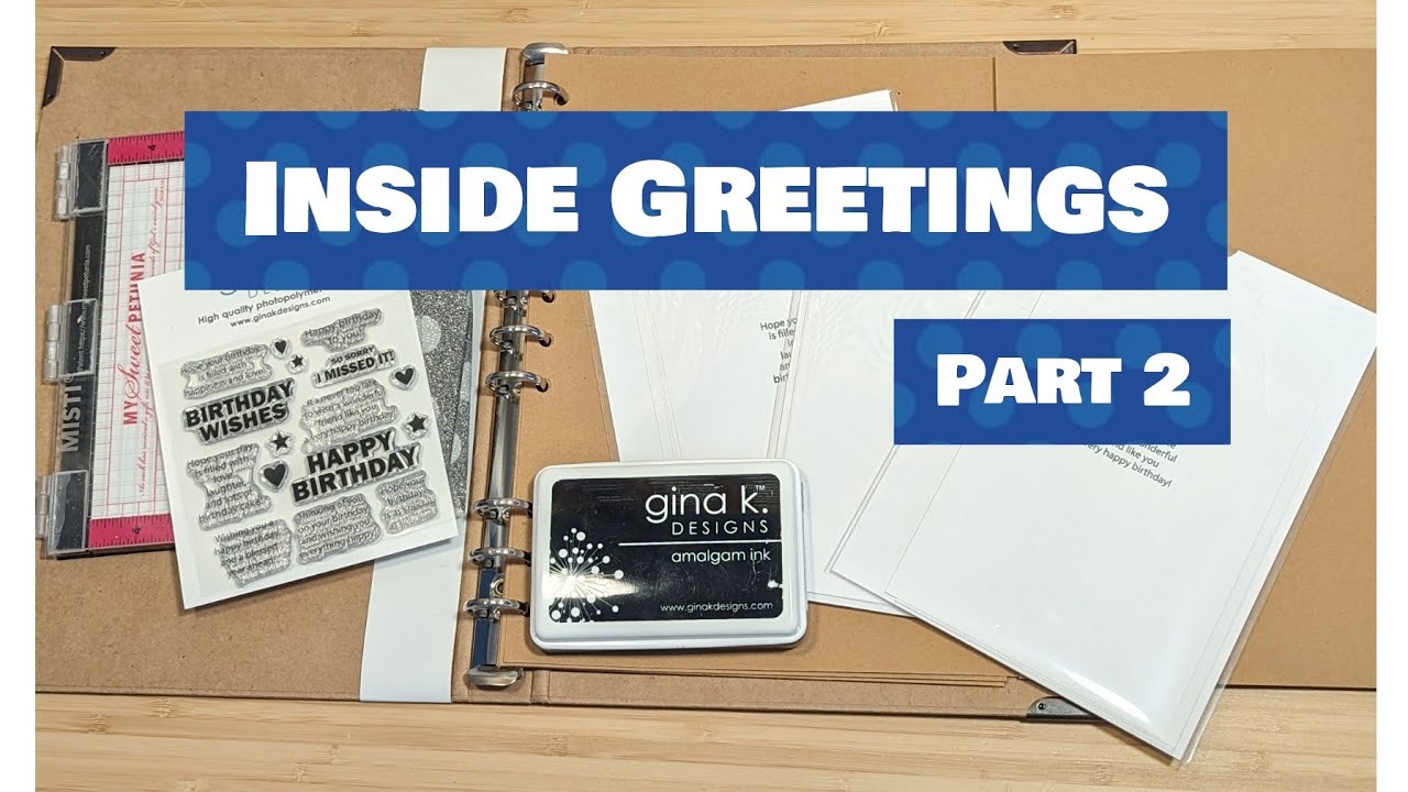 Crafty Tips & Tricks: Creating & Storing Inside Sentiments For Mass Card Making PART 2!