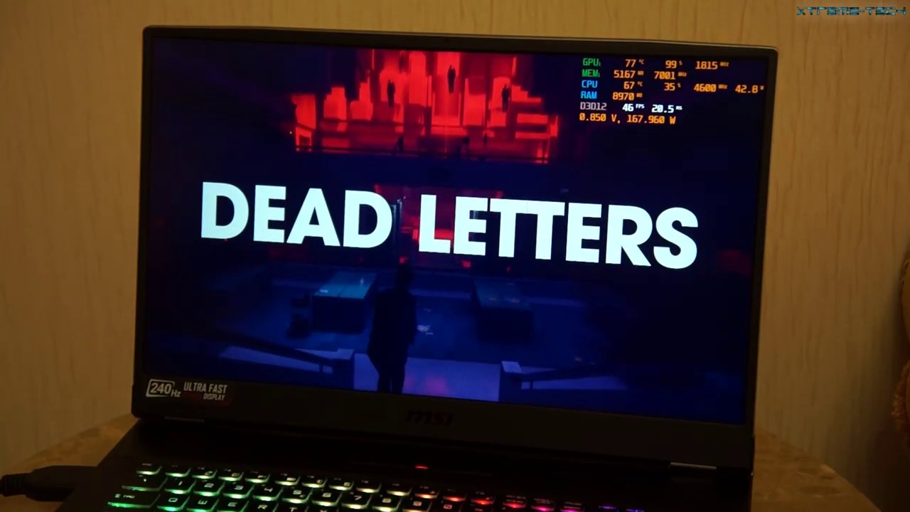 2019 MSI GT76 Titan | Control 1080p DX12 Ray Tracing Gameplay | 9700K + RTX 2080