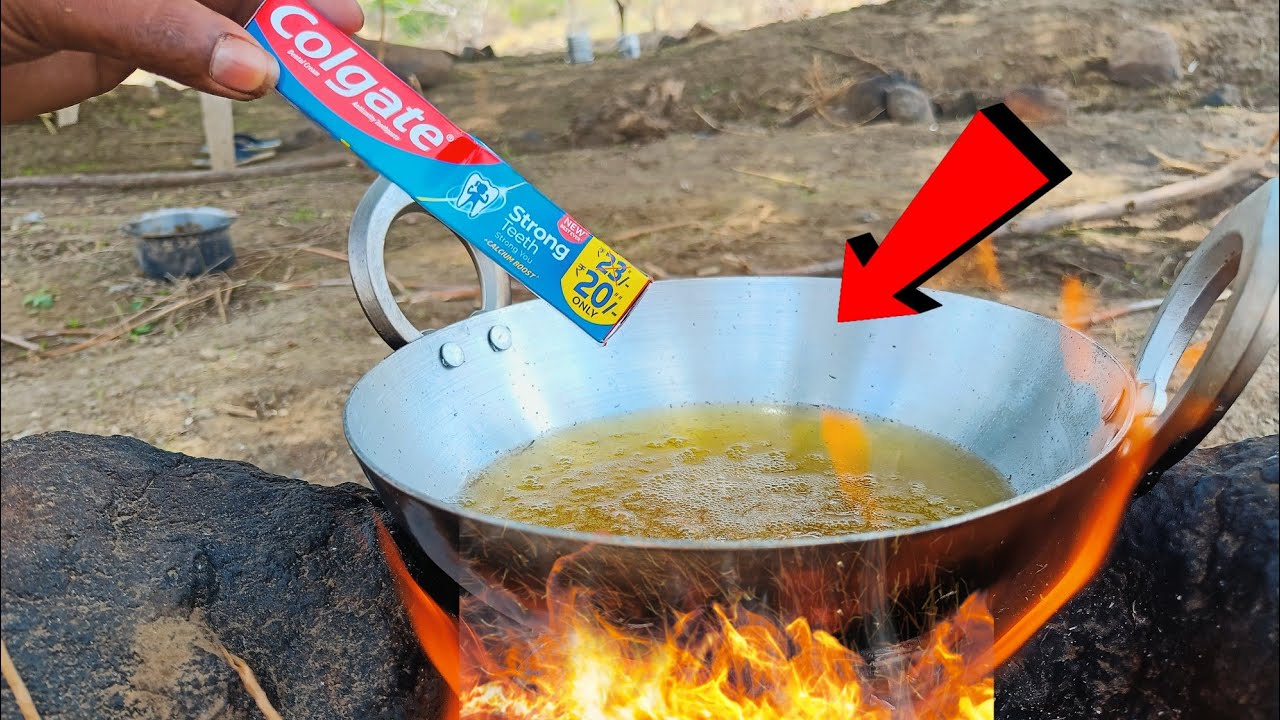 colgate vs Hot oil experiment || stand out experiment ||
