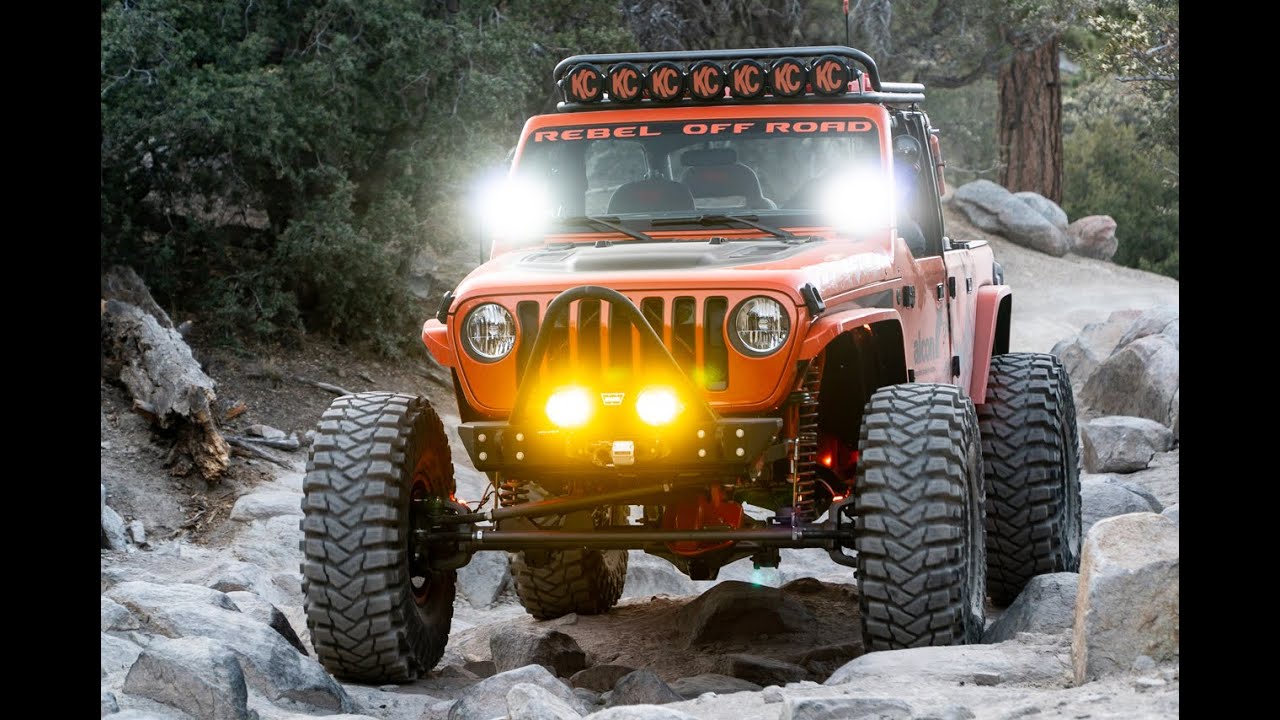Rebel Off Road 2018 Jeep Wrangler JL SEMA Build - John Bull Trial Big Bear, CA