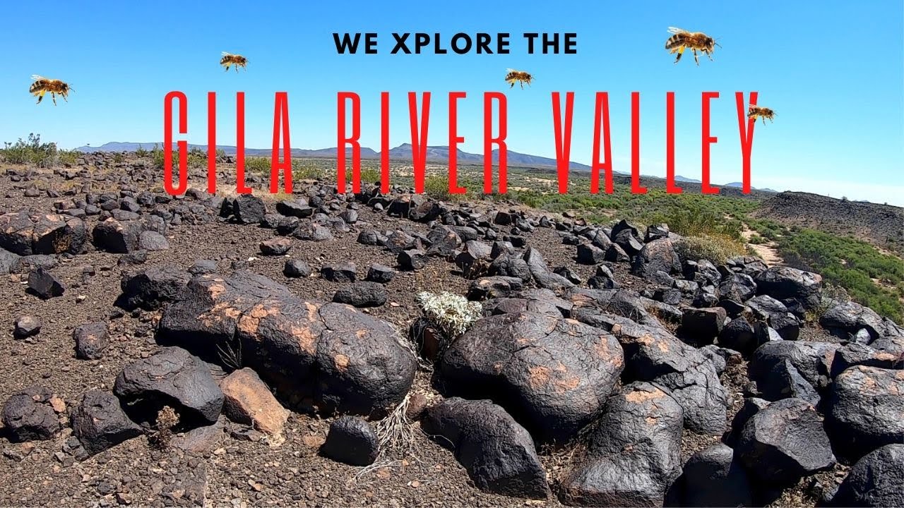 WE EXPLORE THE GILA RIVER VALLEY --ANCIENT RUINS -PIONEER GRAVES