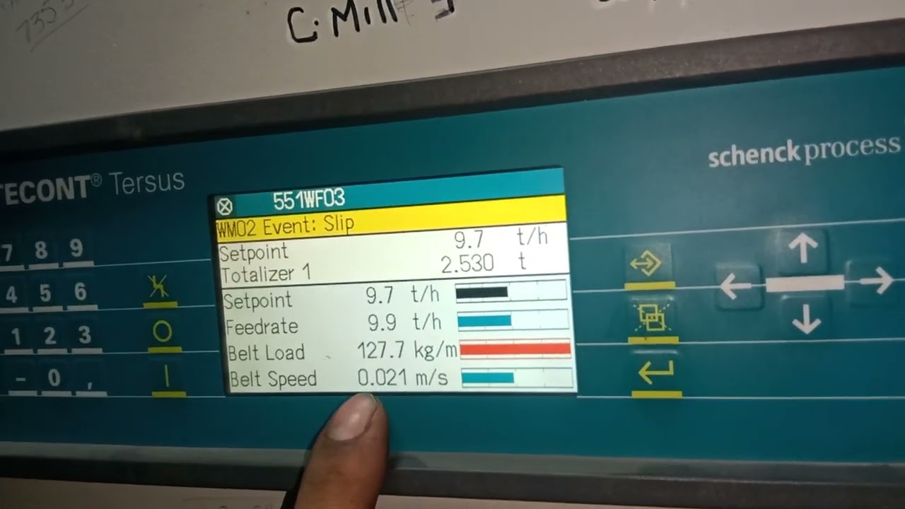 Schenck Process (INTECONT)  Weigh feeder Calibration (New Factor)