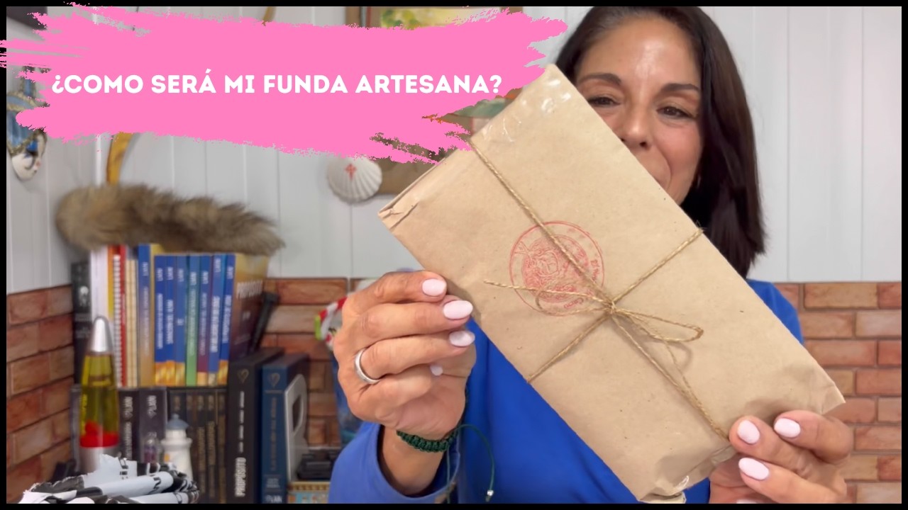preciosa funda artesana para zurdos