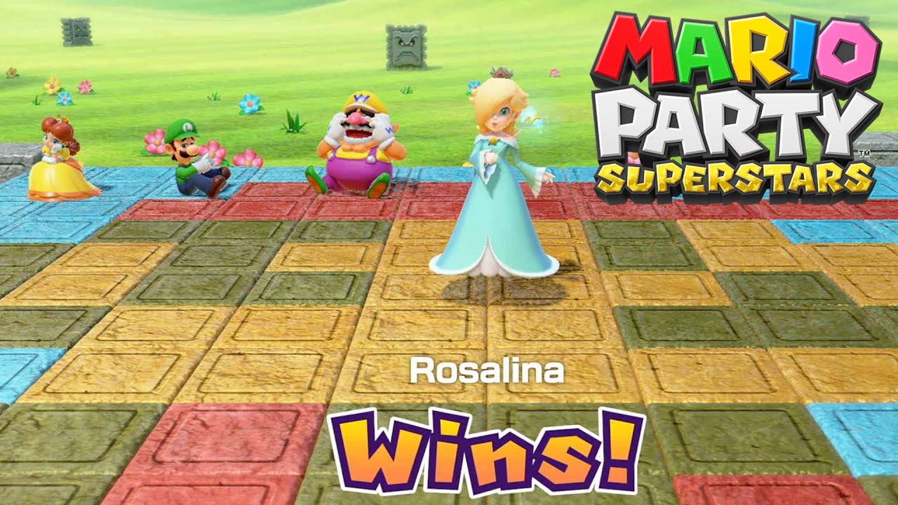 mario party superstars Rosalina 1vs3 Daisy Luigi Wario