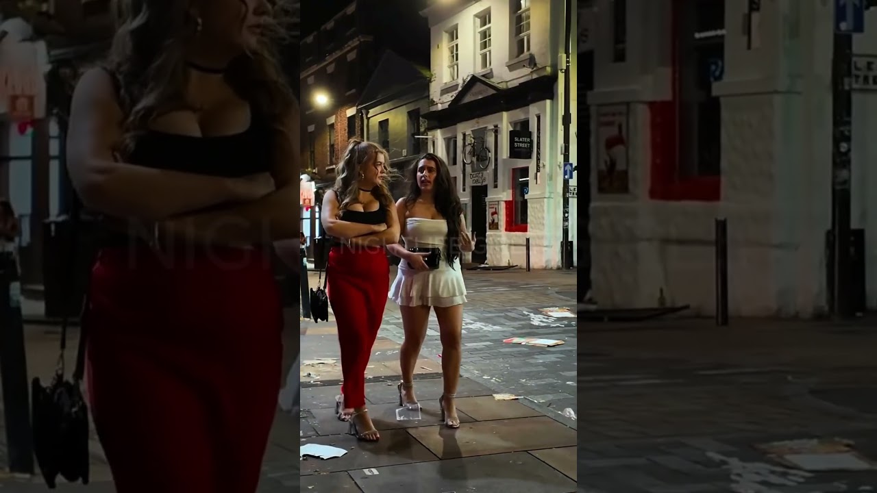 Manchester Night Streets Full of City Vibes 🔥✨ #ManchesterNights #UKStyle #StreetVibes #FYP