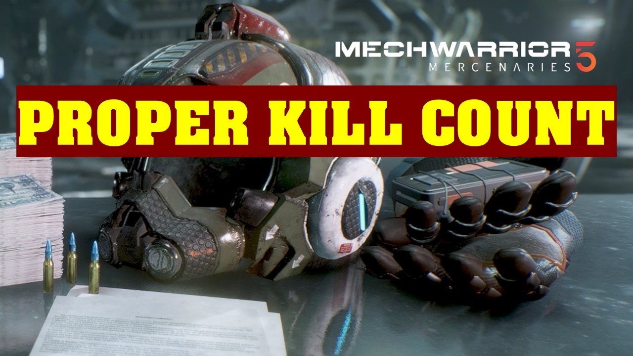 Correct Number of Mech Kills in MechWarrior 5 Mercenaries (No Elementals!)