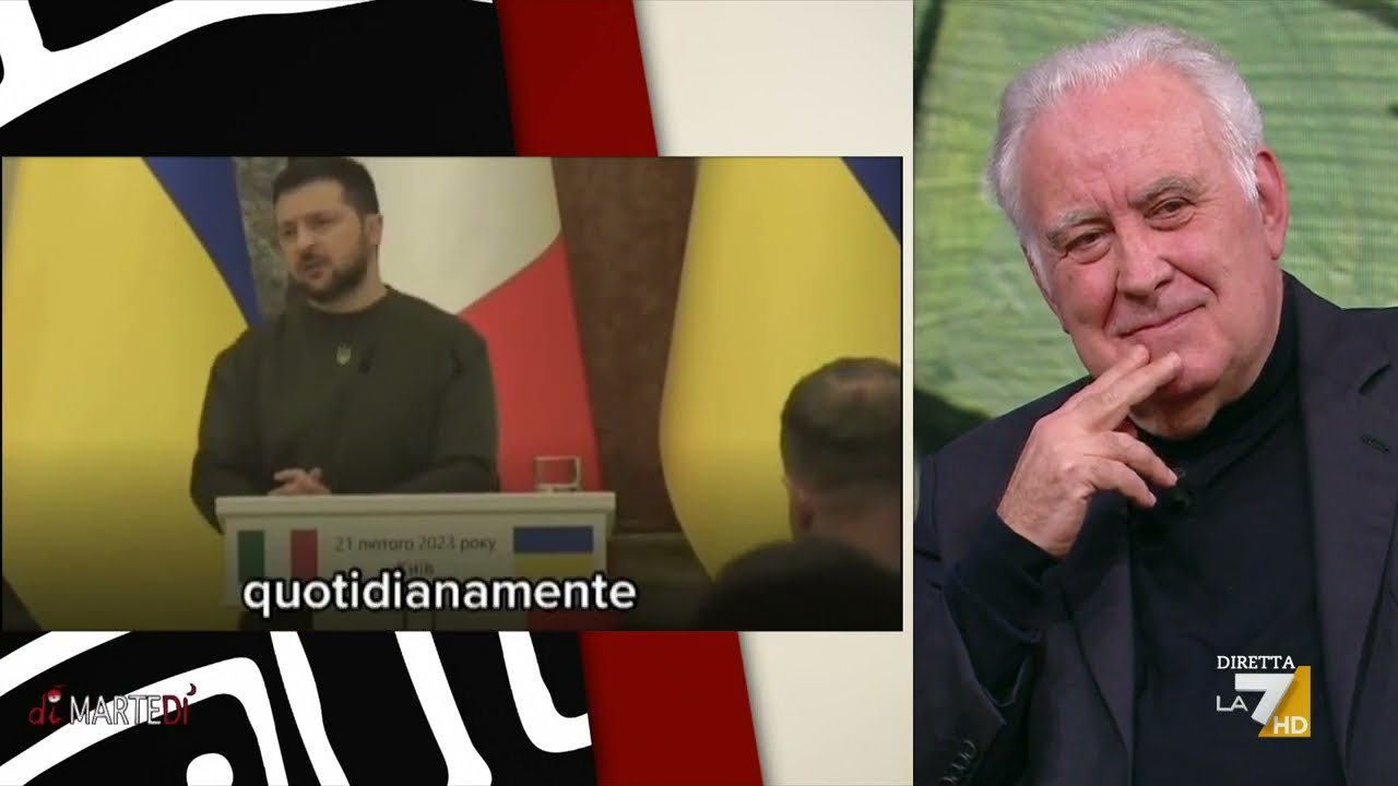 Zelensky contro Berlusconi, Santoro: 