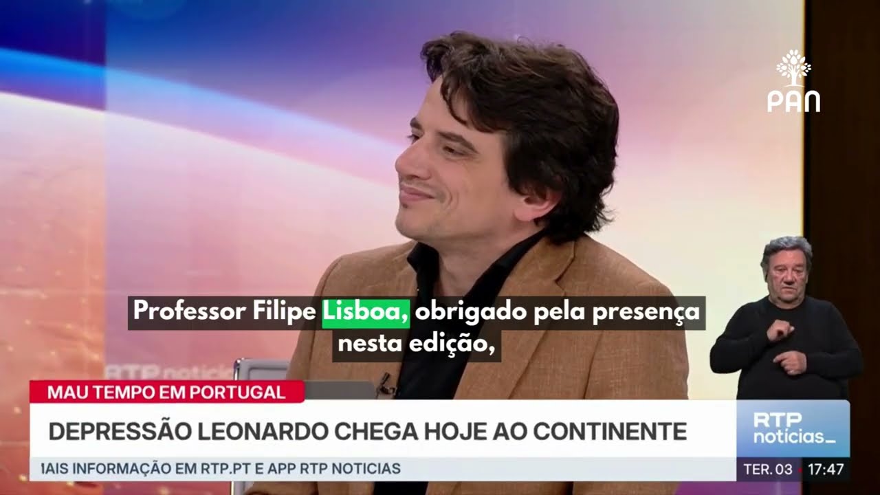 Comboio de Tempestades - Especialista em alterações climáticas Filipe Lisboa