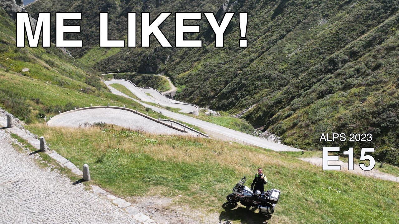 Nufenenpass and Gotthard Pass | Alps 2023 E14 | Electric motorcycle touring | Energica Experia