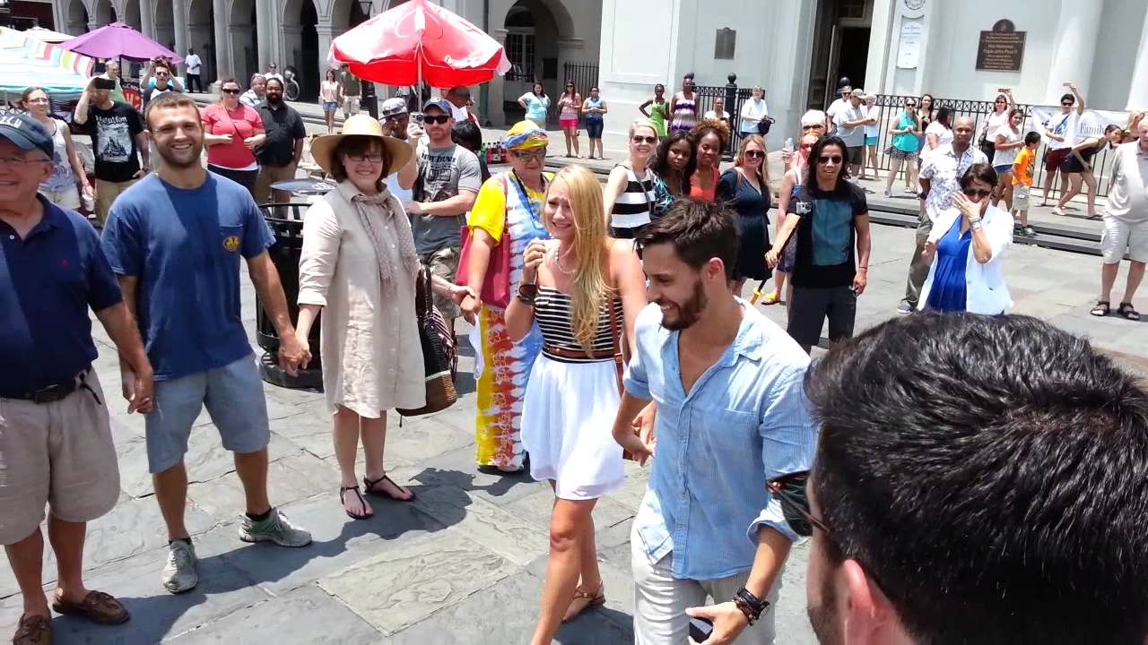 Christina Tate Flash Mob Marriage Proposal
