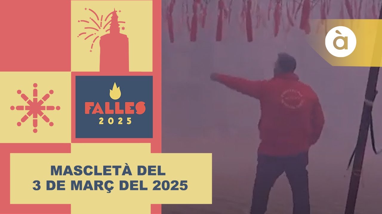 Mascletà del 3 de març del 2025 a càrrec de la pirotècnia Alto Palancia – Falles 2025